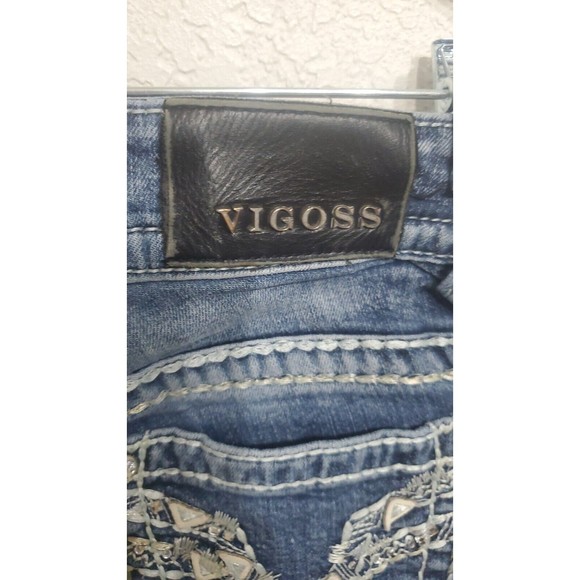 Vigoss Womens Medium Wash The Chelsea Slim Boot Cut Jeans Size 5/6 (28x33) - Picture 8 of 9